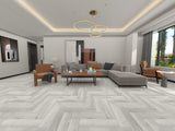 Hudson Herringbone LVT Flooring
